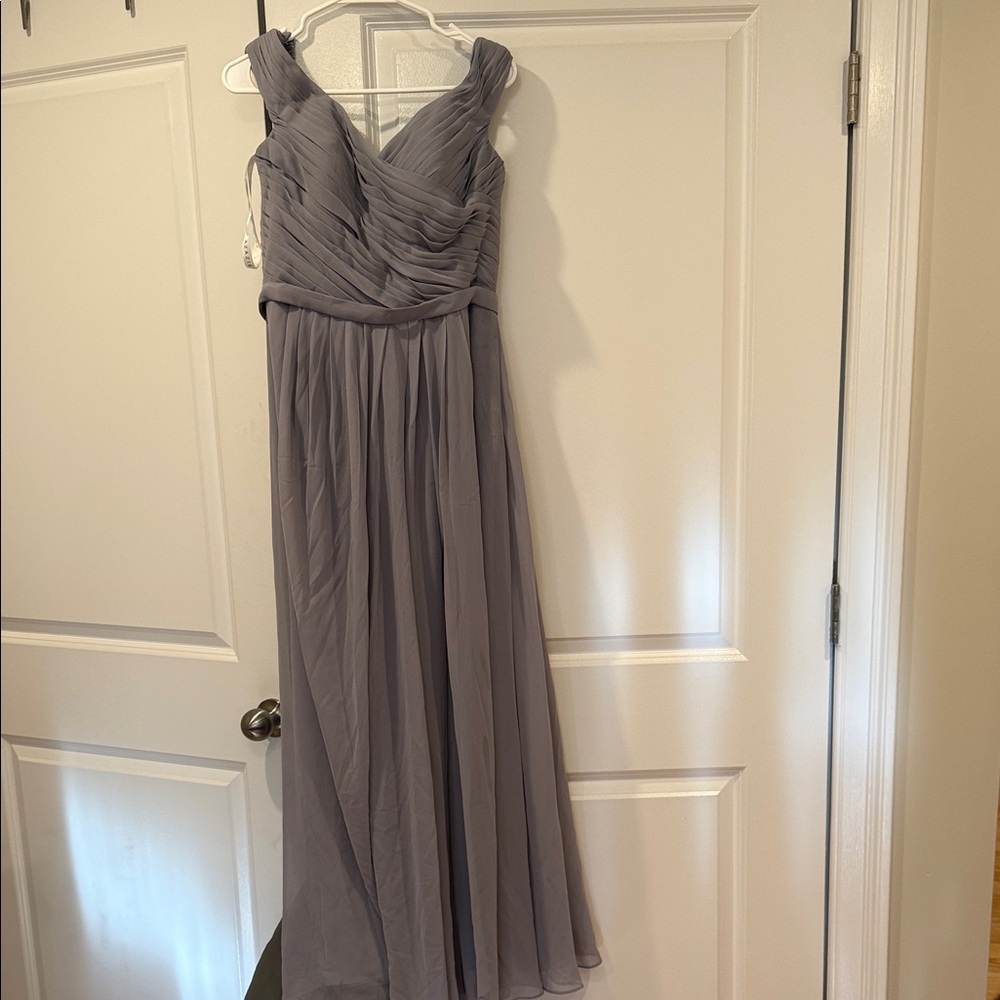 Azazie Strapless Lavender Dress bridesmaid